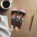 2025 Year Text Bookmark - Dark-Skinned Woman with Coffee & NWT Bible - Psalm 96:8