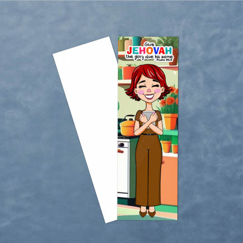 2025 Year Text Bookmark Ps 96:8 - cacg003