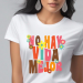 JW Best Life Ever Retro T-shirt - Colorful