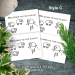 JW Baptism Greeting Card Set 1